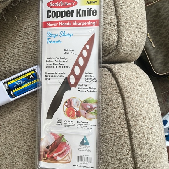 DOOHICKEY Copper knife Stays sharp forever! - Picture 2 of 2